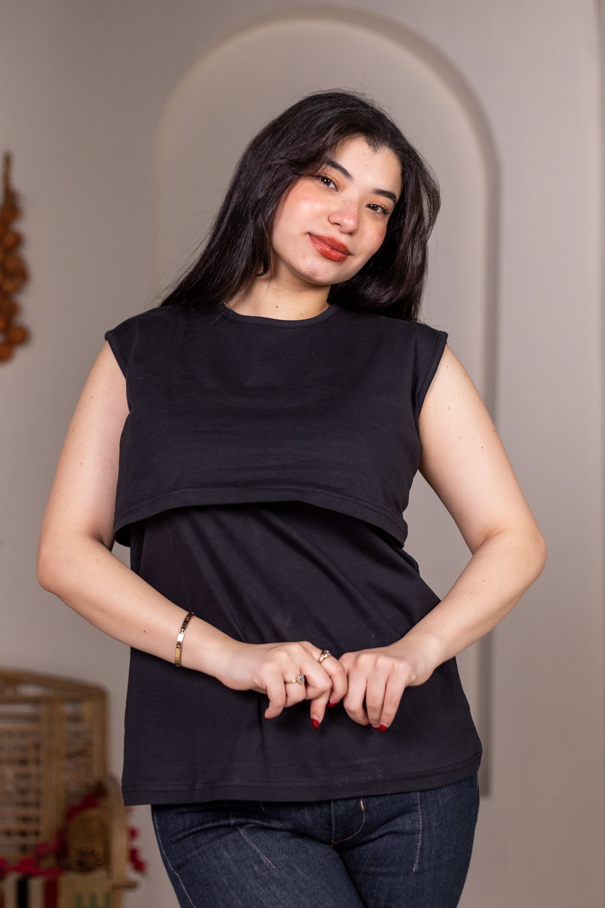 أندر شيرت رضاعة( موديل كت )