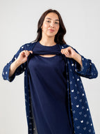 طقم المامى والبيبى  ( كحلى )