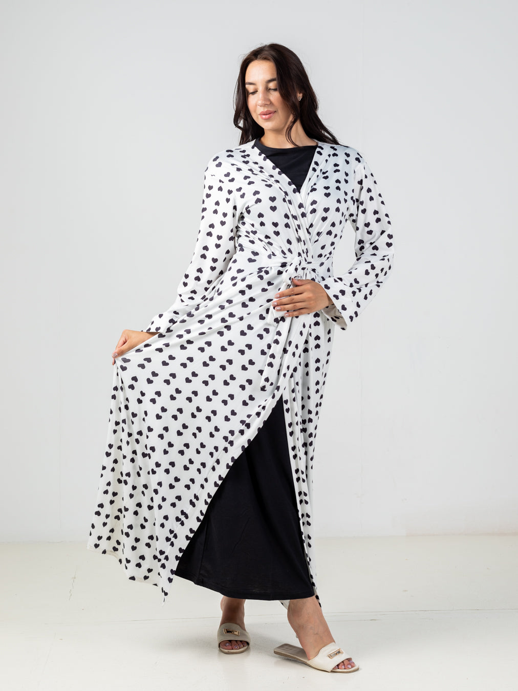 طقم المامى والبيبى  ( قلوب )