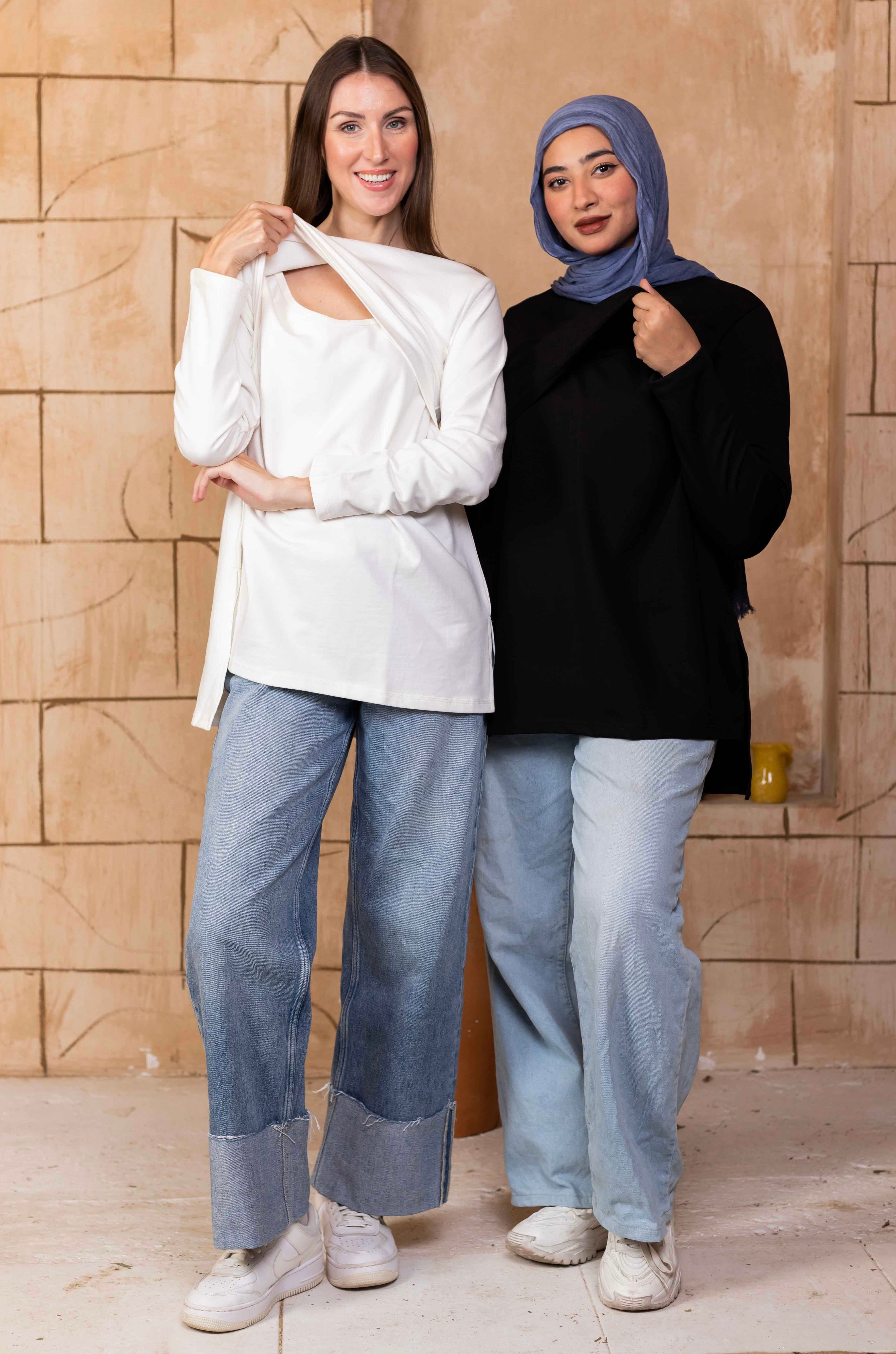 تيشيرت رضاعة أوفر سايز